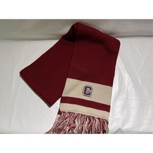 Bruzer Brand Scarf Very Thick and Warm Maroon and Crème in Color NWOT